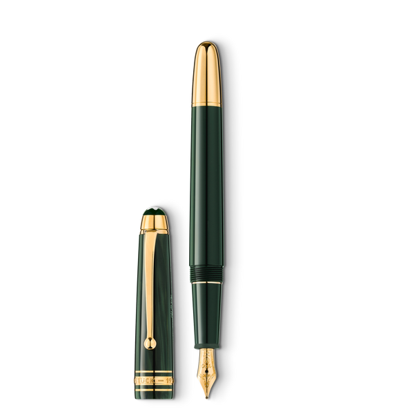 Meisterstuck The Origin Collection 149 Green Resin Fountain Pen with Gold Nib - 1