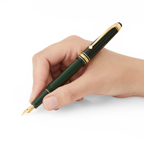 Meisterstuck The Origin Collection 149 Green Resin Fountain Pen with Gold Nib - 2