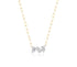 Three Pear Diamond Necklace - 1