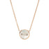 Pom Pom Dot Necklace with pendant - 1