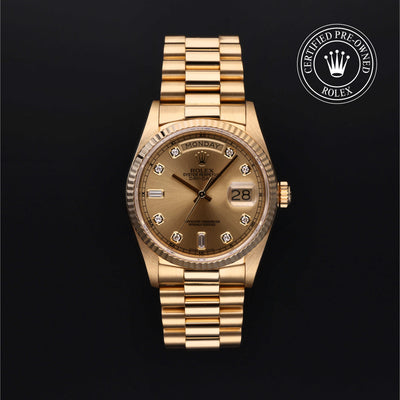 Rolex Certified Pre-Owned Oyster Perpetual Day-Date 36mm, 18 ct Yellow Gold - 1