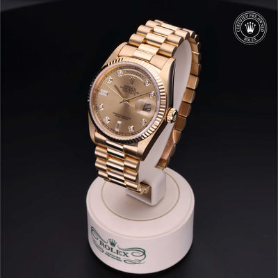 Rolex Certified Pre-Owned Oyster Perpetual Day-Date 36mm, 18 ct Yellow Gold - 2