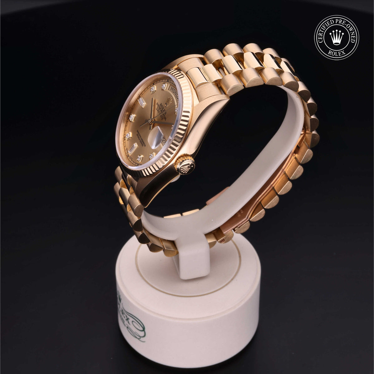 Rolex Certified Pre-Owned Oyster Perpetual Day-Date 36mm, 18 ct Yellow Gold - 3