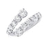 14K Gold & Diamond Graduated Crossover Ring - 1.84ct - 2