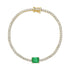Emerald Diamond Hepburn Bracelet in Yellow Gold - 2