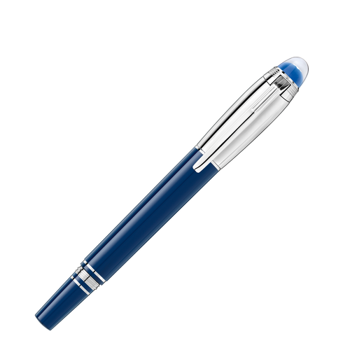 StarWalker Blue Planet Doué Fineliner Pen with Platinum Coated Fittings - 7