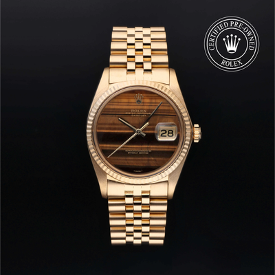 Rolex Certified Pre-Owned Datejust 1976, Jubilee, 36mm, Yellow Gold