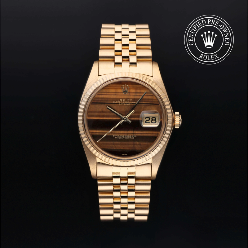 Rolex Certified Pre-Owned Datejust 1976, Jubilee, 36mm, Yellow Gold
