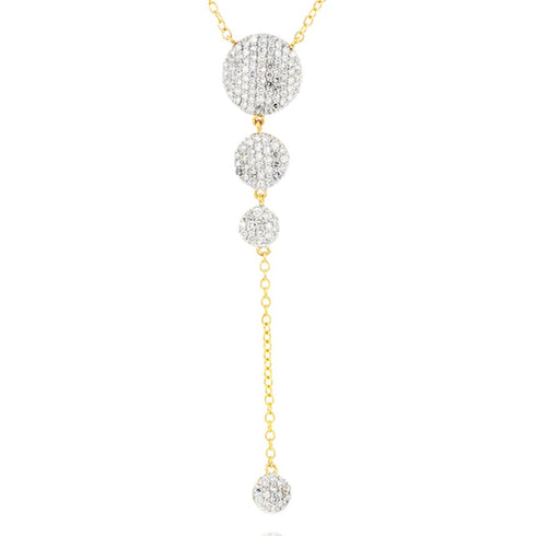 Infinity Graduated Y-Necklace - 1