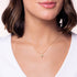 Princess Flower Diamond Necklace in 18K Yellow Gold - 2