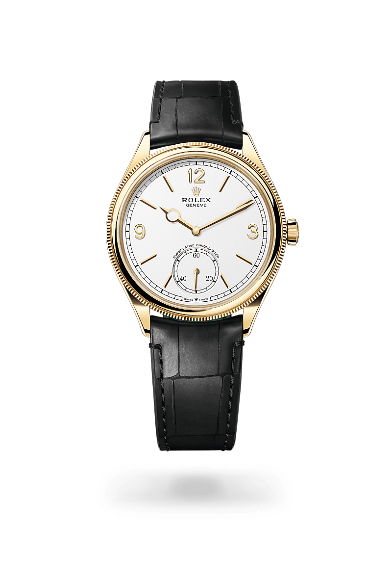 rolex 1908 in 18 ct yellow gold, M52508-0005 - Zadok Jewelers