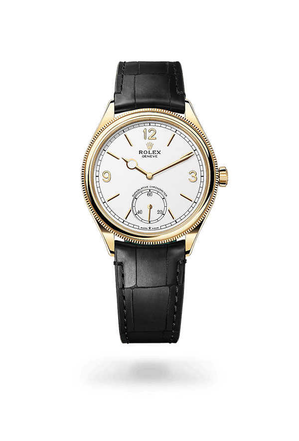 rolex 1908 in 18 ct yellow gold, M52508-0005 - Zadok Jewelers