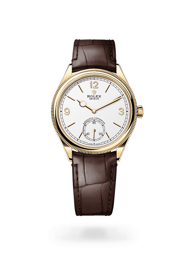 rolex 1908 in 18 ct yellow gold, M52508-0006 - Zadok Jewelers