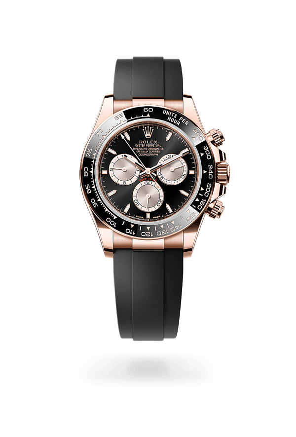 rolex Cosmograph Daytona in 18 ct Everose gold, M126515LN-0002 - Zadok Jewelers