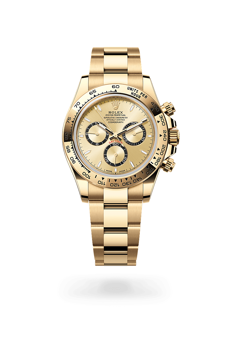 rolex Cosmograph Daytona in 18 ct yellow gold, M126508-0005 - Zadok Jewelers