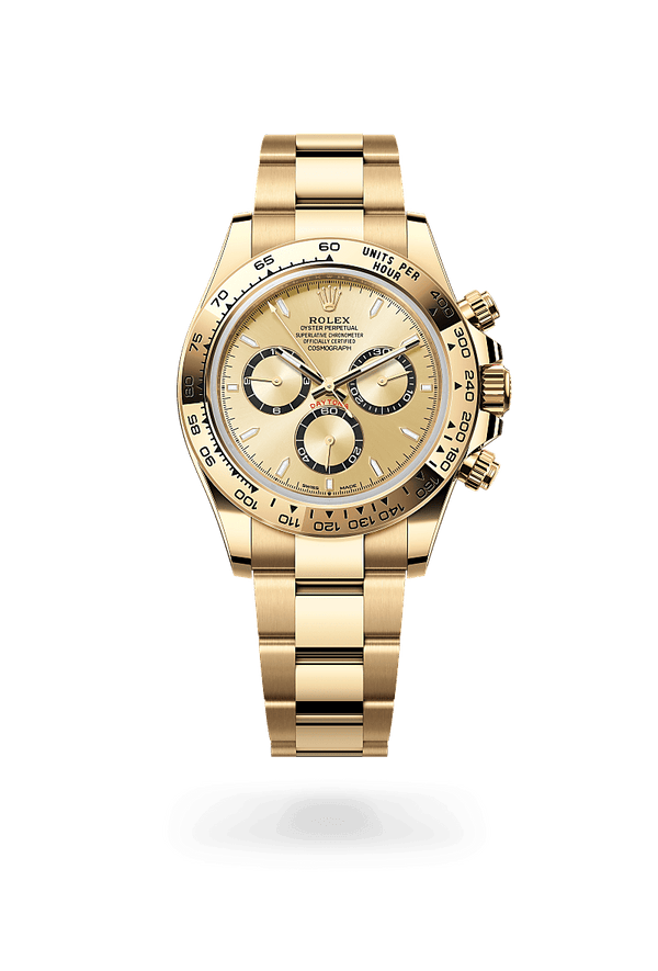 rolex Cosmograph Daytona in 18 ct yellow gold, M126508-0005 - Zadok Jewelers