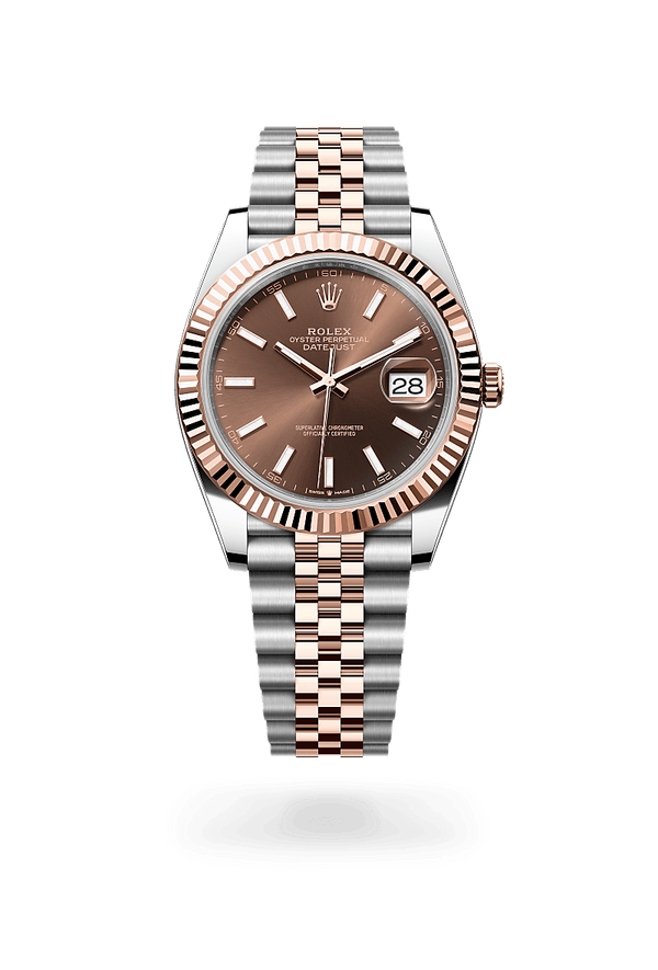 rolex Datejust in Everose Rolesor - combination of Oystersteel and Everose gold, M126331-0002 - Zadok Jewelers