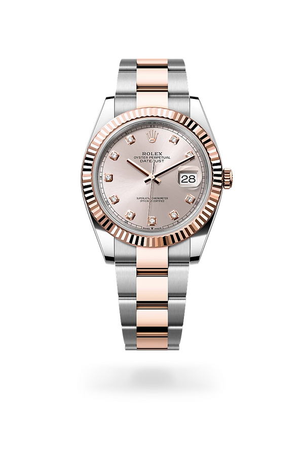 rolex Datejust in Everose Rolesor - combination of Oystersteel and Everose gold, M126331-0007 - Zadok Jewelers