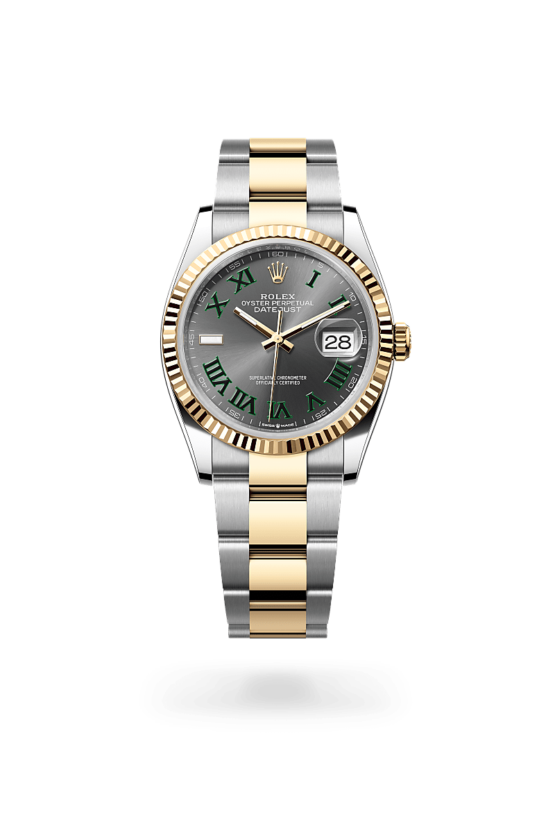 rolex Datejust in Yellow Rolesor - combination of Oystersteel and yellow gold, M126233-0036 - Zadok Jewelers