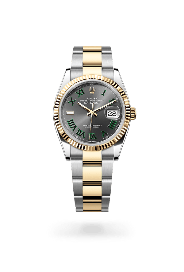 rolex Datejust in Yellow Rolesor - combination of Oystersteel and yellow gold, M126233-0036 - Zadok Jewelers