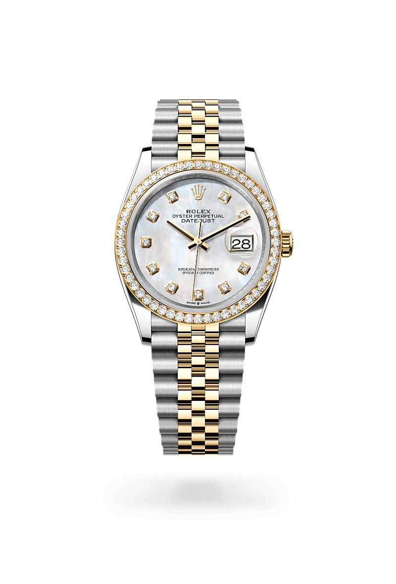 rolex Datejust in Yellow Rolesor - combination of Oystersteel and yellow gold, M126283RBR-0009 - Zadok Jewelers