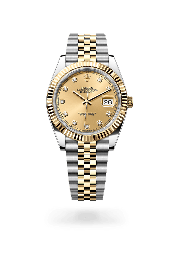 rolex Datejust in Yellow Rolesor - combination of Oystersteel and yellow gold, M126333-0012 - Zadok Jewelers