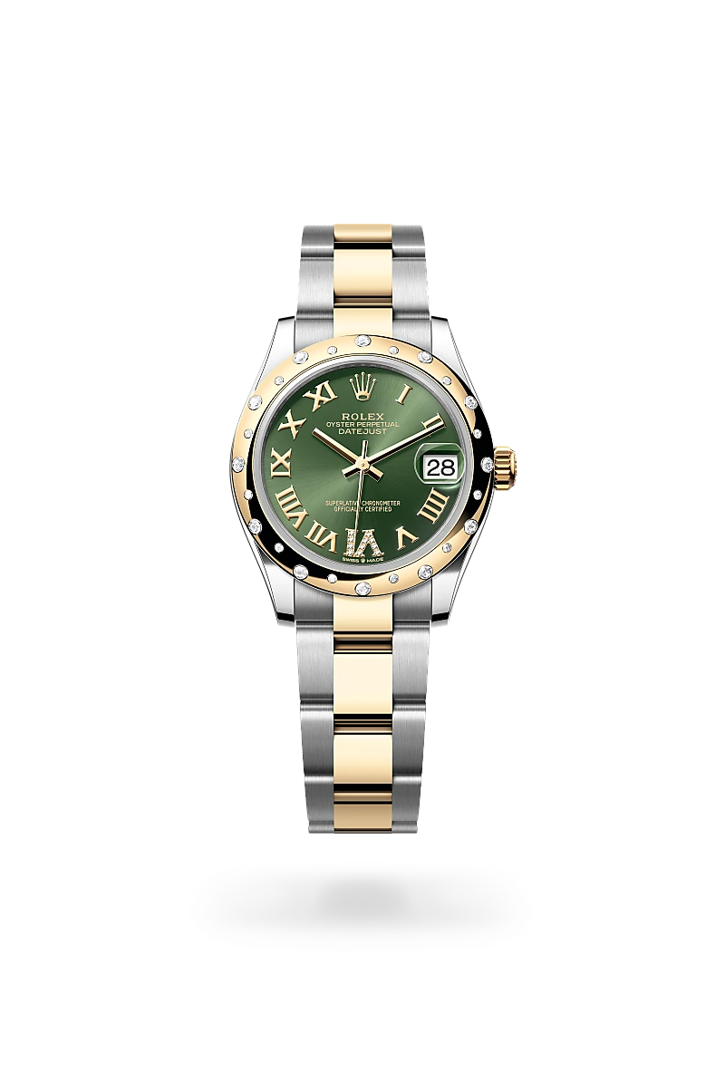 Rolex 
Datejust 31
Oyster, 31 mm, Oystersteel, yellow gold and diamonds
M278343RBR-0015
