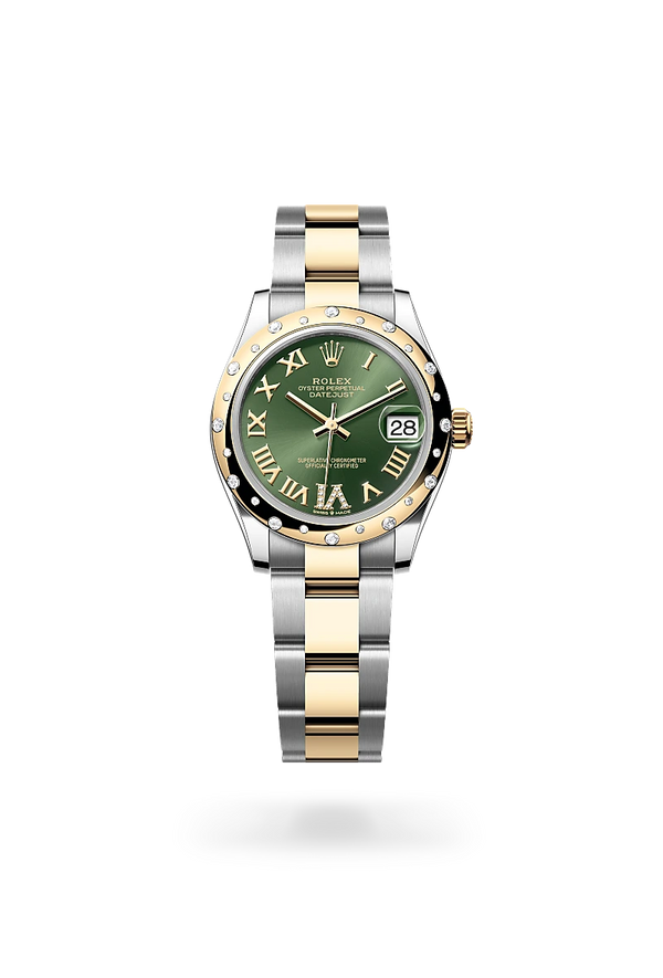 rolex Datejust in Yellow Rolesor - combination of Oystersteel and yellow gold, M278343RBR-0015 - Zadok Jewelers