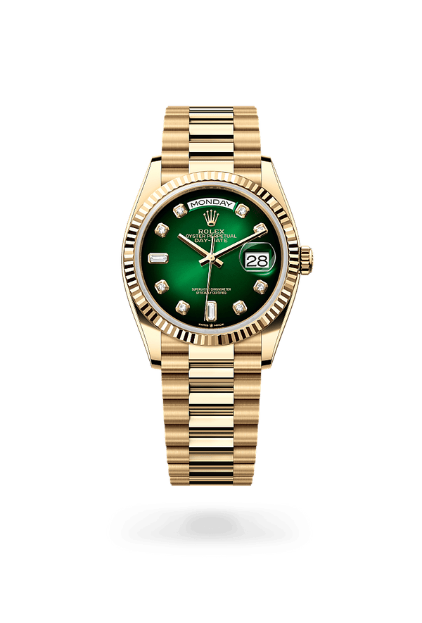 rolex Day-Date in 18 ct yellow gold, M128238-0069 - Zadok Jewelers