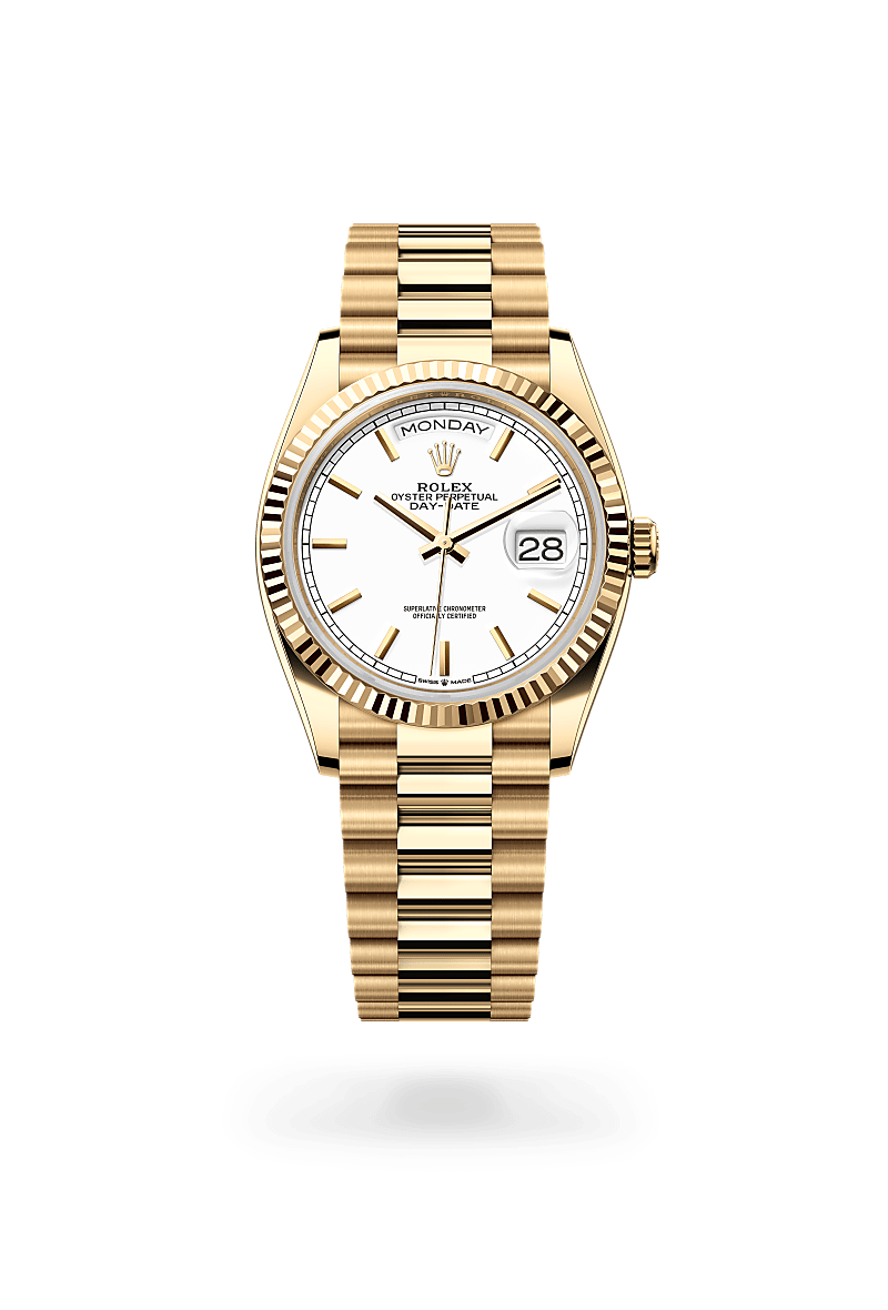 rolex Day-Date in 18 ct yellow gold, M128238-0081 - Zadok Jewelers