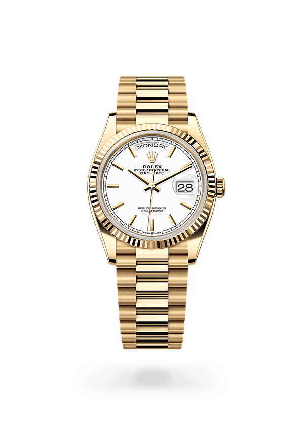rolex Day-Date in 18 ct yellow gold, M128238-0081 - Zadok Jewelers