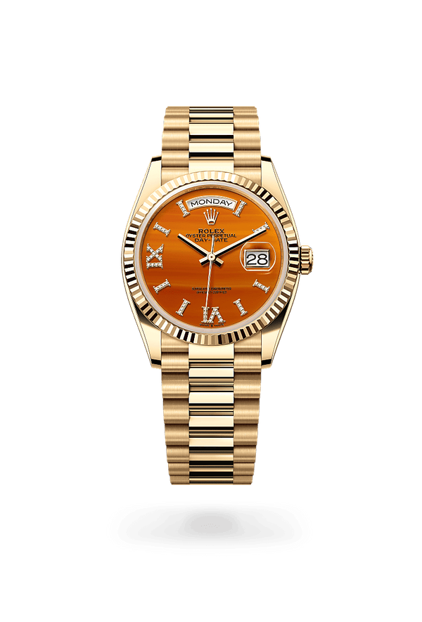 rolex Day-Date in 18 ct yellow gold, M128238-0088 - Zadok Jewelers