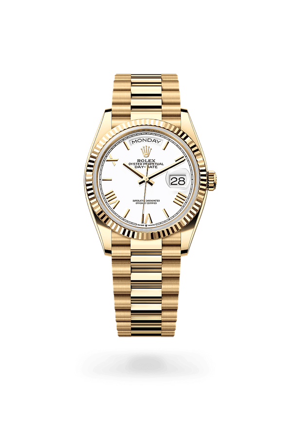 rolex Day-Date in 18 ct yellow gold, M128238-0113 - Zadok Jewelers
