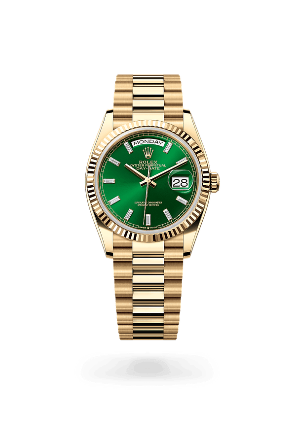rolex Day-Date in 18 ct yellow gold, M128238-0130 - Zadok Jewelers