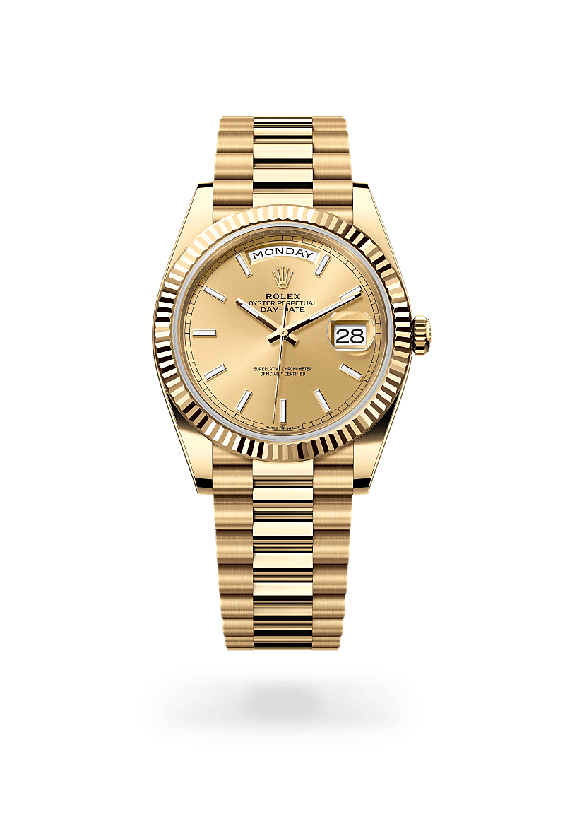 rolex Day-Date in 18 ct yellow gold, M228238-0003 - Zadok Jewelers