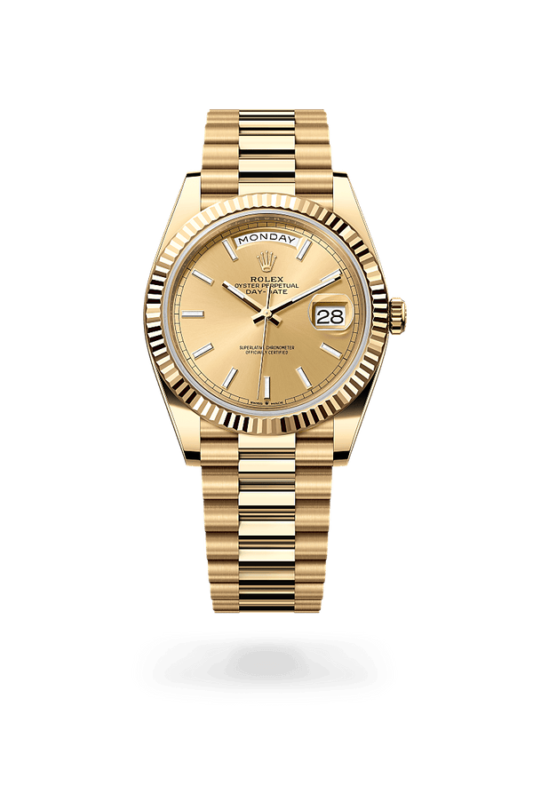 rolex Day-Date in 18 ct yellow gold, M228238-0003 - Zadok Jewelers