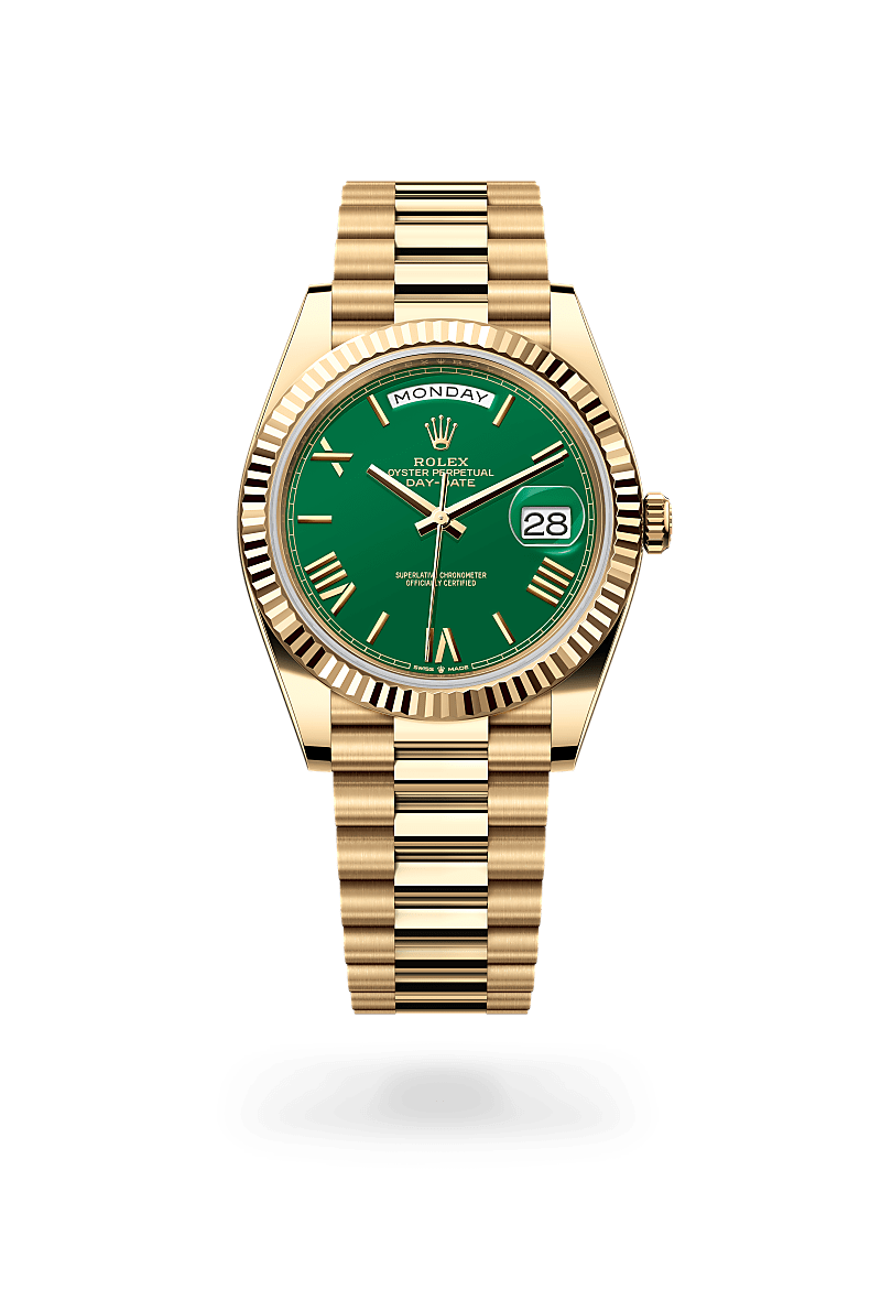 rolex Day-Date in 18 ct yellow gold, M228238-0061 - Zadok Jewelers