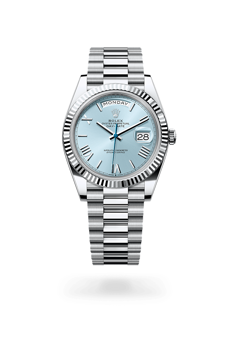 rolex Day-Date in Platinum, M228236-0012 - Zadok Jewelers