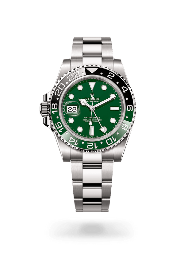 rolex GMT-Master II in 18 ct white gold, M126729VTNR-0001 - Zadok Jewelers