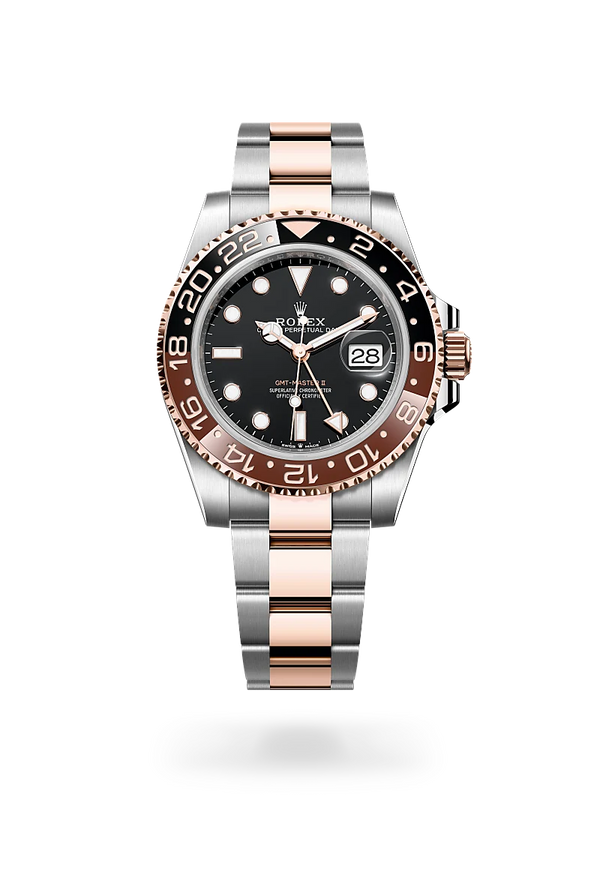 rolex GMT-Master II in Everose Rolesor - combination of Oystersteel and Everose gold, M126711CHNR-0002 - Zadok Jewelers