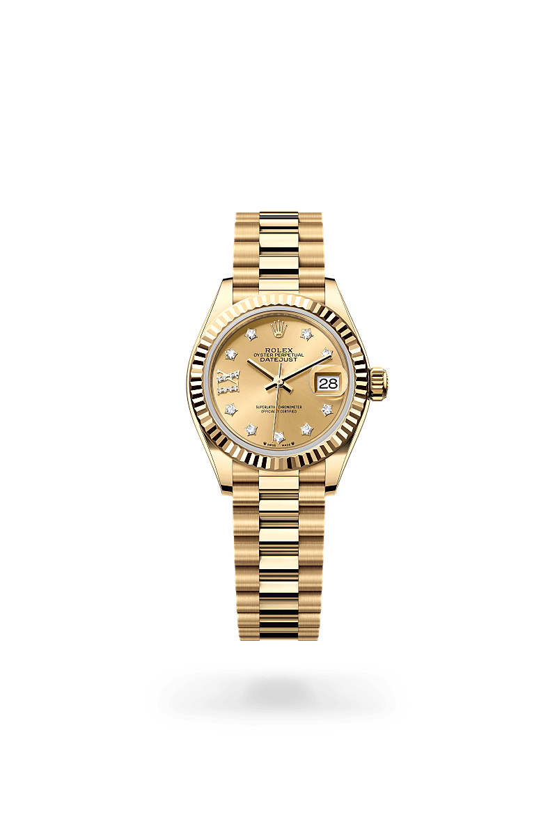 rolex Lady-Datejust in 18 ct yellow gold, M279178-0013 - Zadok Jewelers