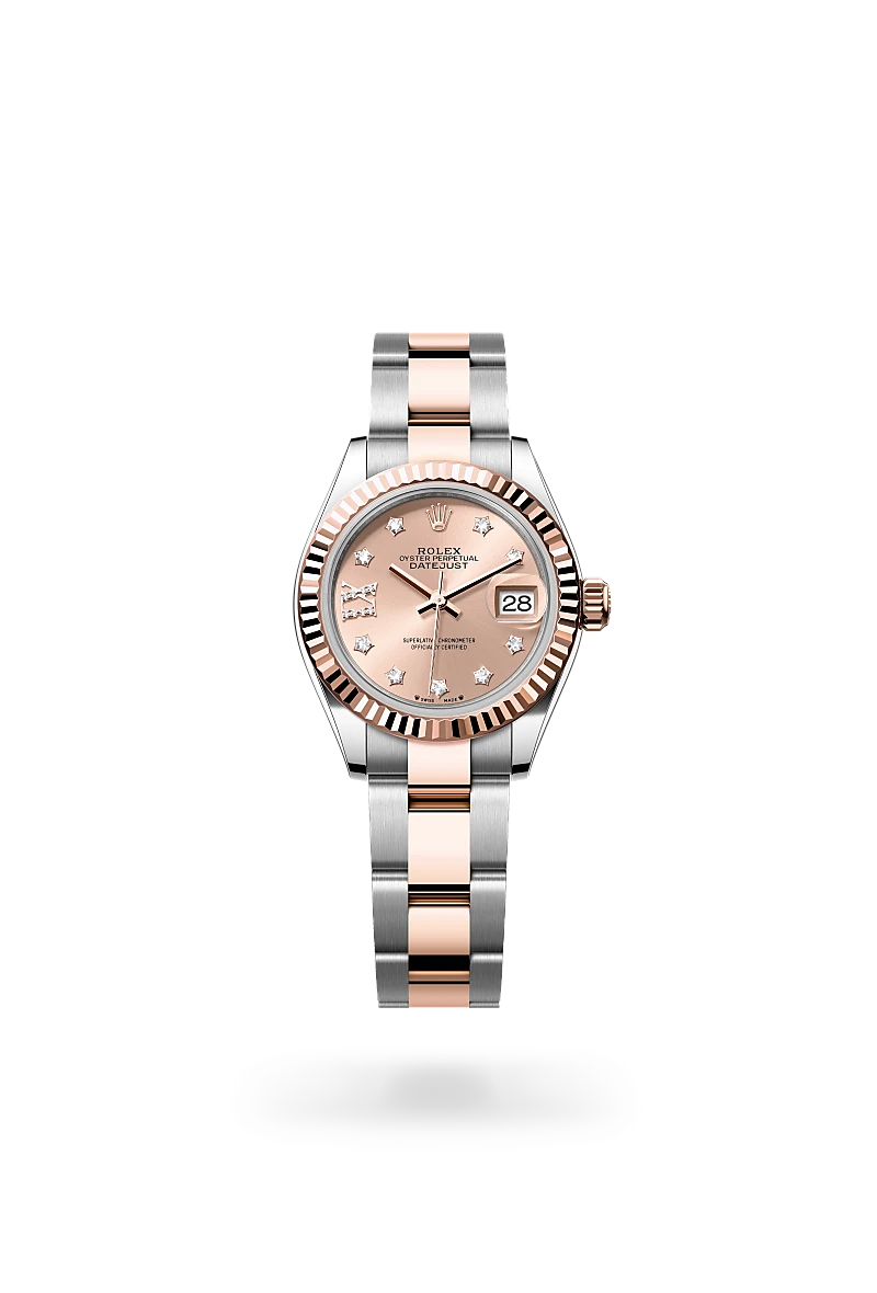 Rolex 
Lady-Datejust
Oyster, 28 mm, Oystersteel and Everose gold
M279171-0028
