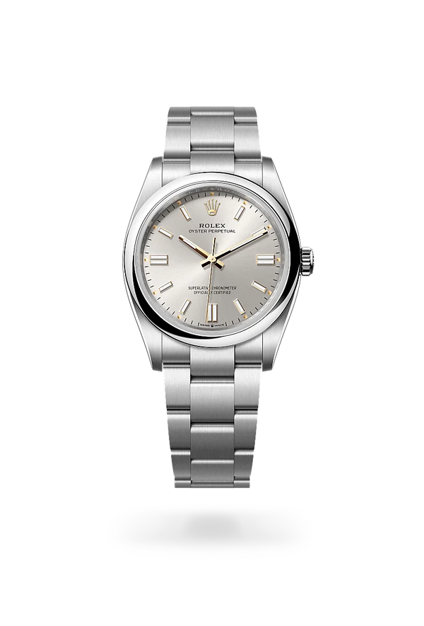 rolex Oyster Perpetual in Oystersteel, M126000-0001 - Zadok Jewelers