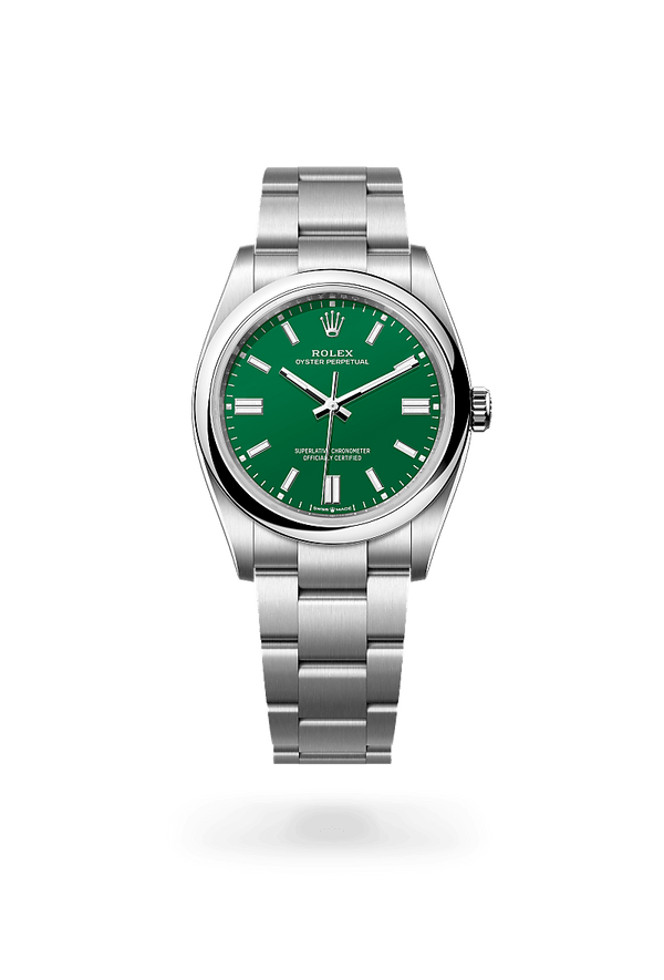 rolex Oyster Perpetual in Oystersteel, M126000-0005 - Zadok Jewelers