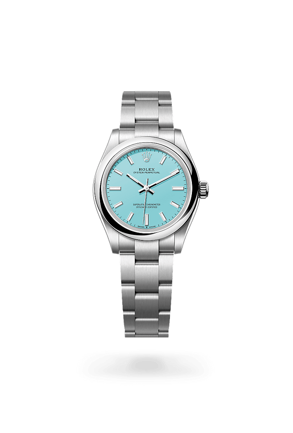 rolex Oyster Perpetual in Oystersteel, M277200-0007 - Zadok Jewelers