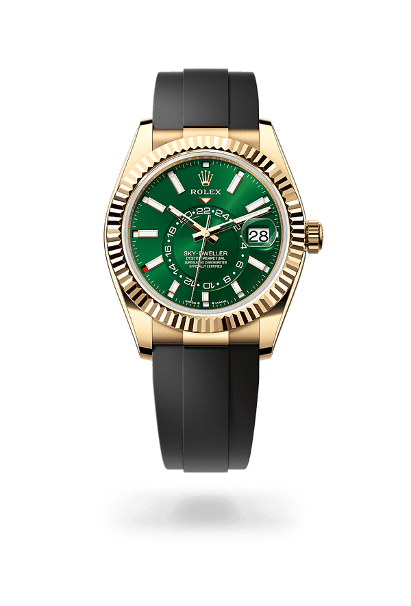 rolex Sky-Dweller in 18 ct yellow gold, M336238-0004 - Zadok Jewelers