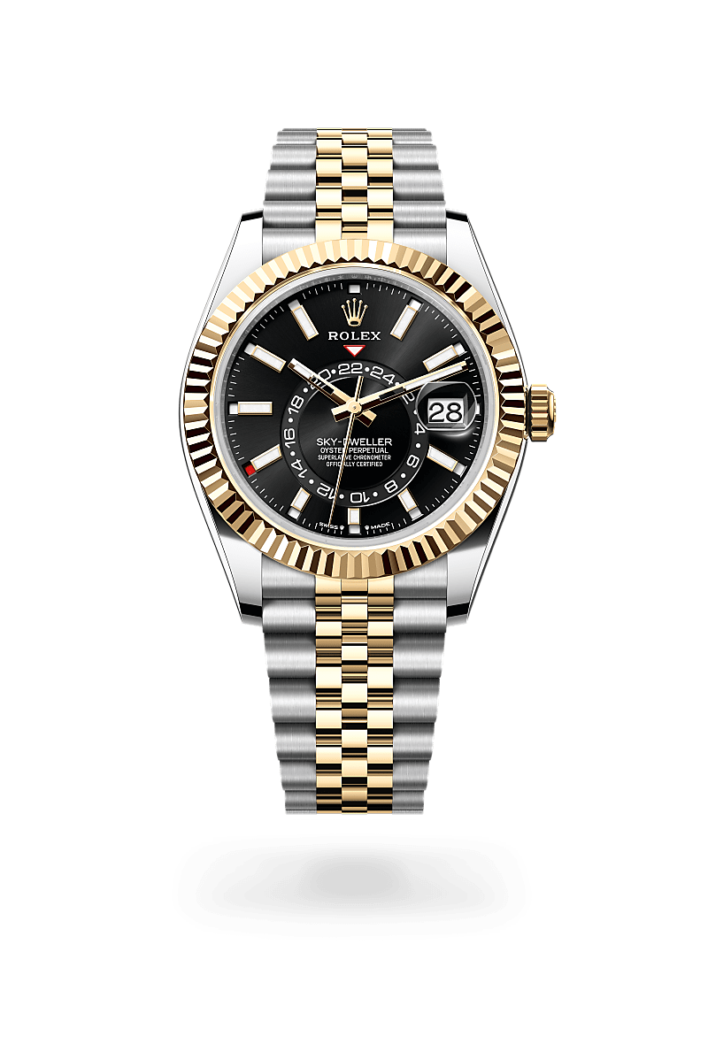 rolex Sky-Dweller in Yellow Rolesor - combination of Oystersteel and yellow gold, M336933-0004 - Zadok Jewelers