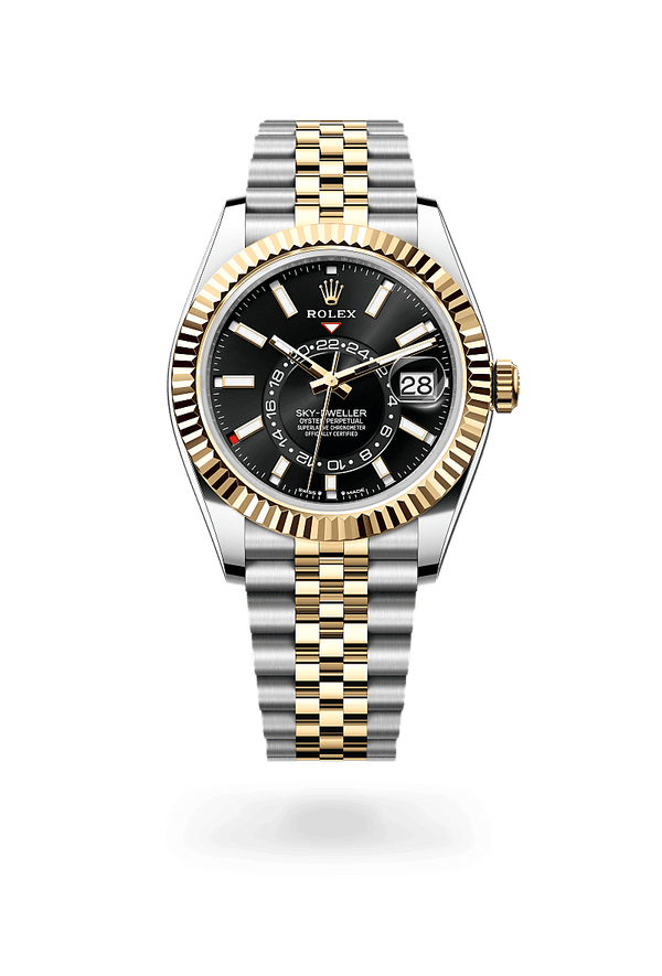 rolex Sky-Dweller in Yellow Rolesor - combination of Oystersteel and yellow gold, M336933-0004 - Zadok Jewelers