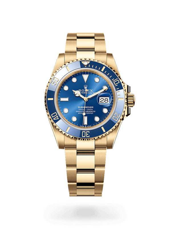 rolex Submariner in 18 ct yellow gold, M126618LB-0002 - Zadok Jewelers
