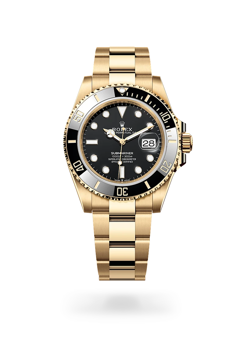 rolex Submariner in 18 ct yellow gold, M126618LN-0002 - Zadok Jewelers